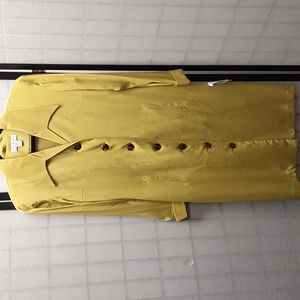 Shirt style Silk dress by Shomi Millershor Sz 8